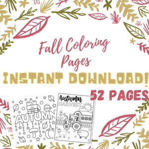 Fall coloring pages