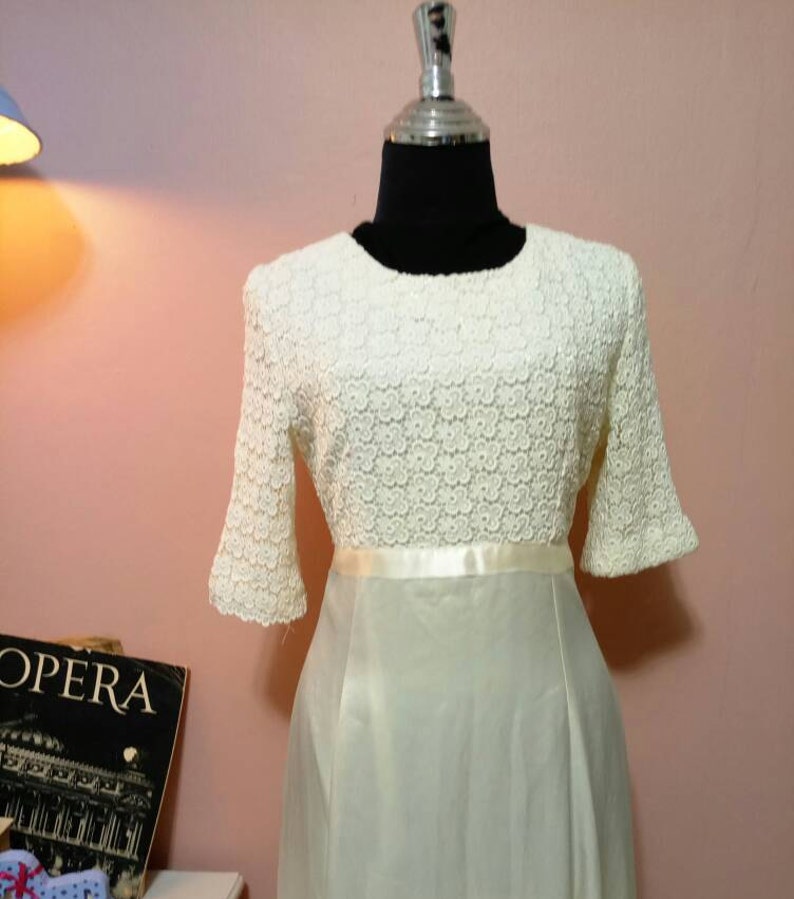 White Dress.vintage Dress.vintage Wedding Dress.wedding Dress.dresses