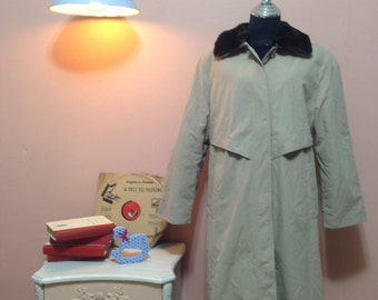 Brown Coat, Coats, Womens Coat, Long Coat, 60's coat, 1960 Coat, Vintage Coat, Women's Coat, vintage Coat, Free Shipping, Size-L-XL