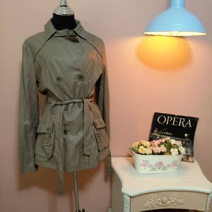 Chaqueta de cuero sintético, chaqueta vintage, chaquetas, chaqueta vintage para mujer de los años 90, trajes formales, moda de los años 90, talla M