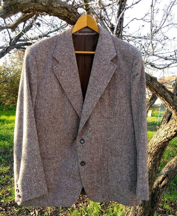 Vintage Jacket, Vintage mens Blazer, 70s Mens Bla… - image 1