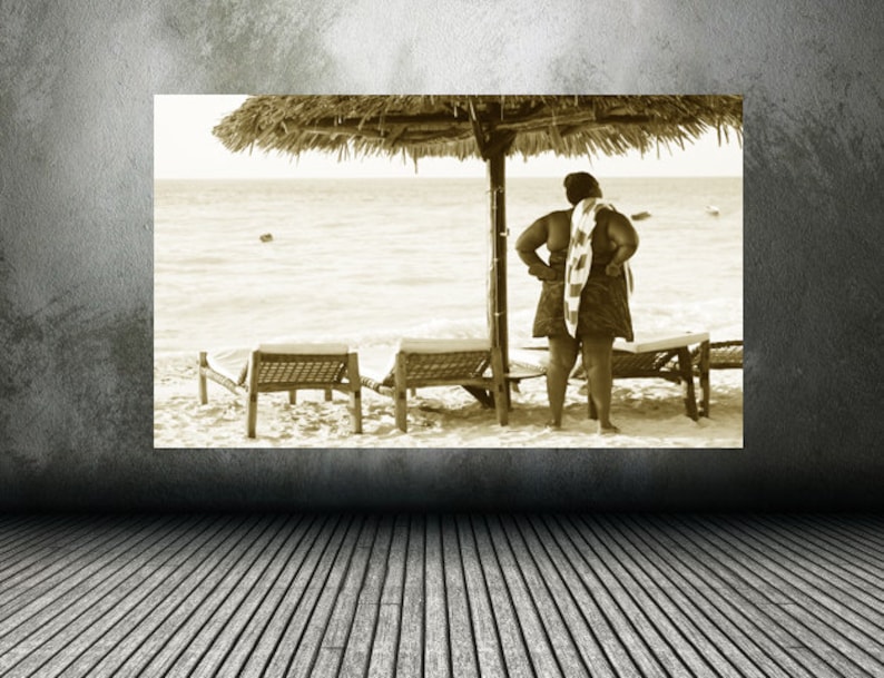 Beach Photography, African Women, Sepia Photography, Home Decor, Wall Art, African art print, Art Print, Africa photos, printing Photo image 5