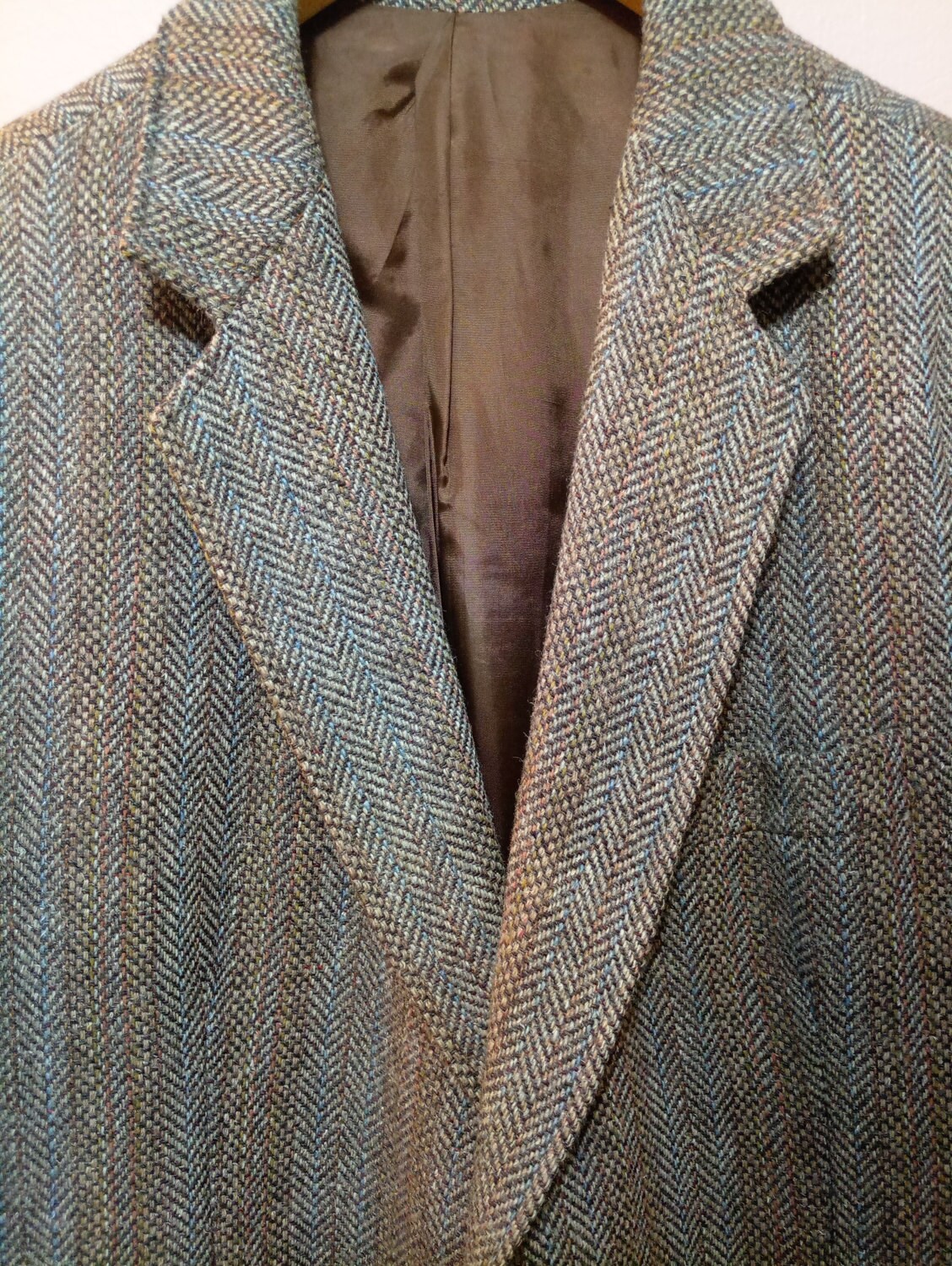 Vintage Jacket, Vintage Mens Blazer, 70s Mens Blazer,mens, Brown Wool ...
