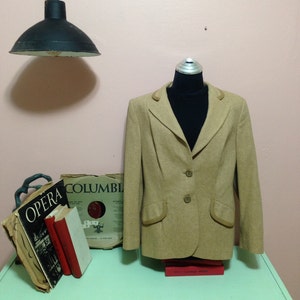 Chaquetas de mujer, chaqueta vintage, chaquetas, chaqueta vintage color camello para mujer, años 60, atuendos formales, moda de los años 60, envío gratis, talla grande