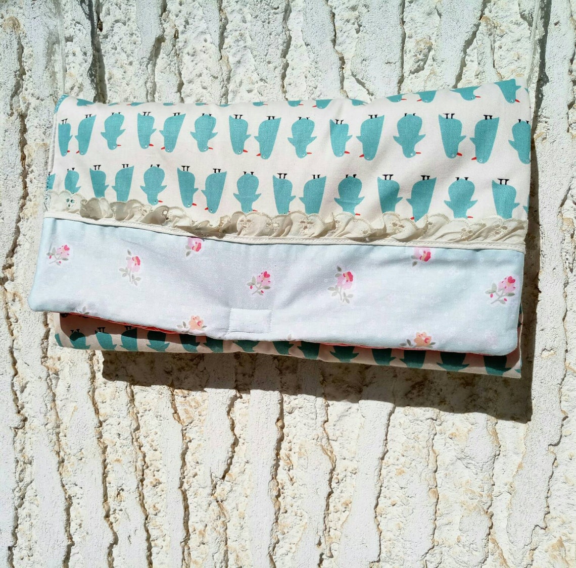 Baby Changing Pad, Travel Changing Pad, Penguins Changing Mat With One