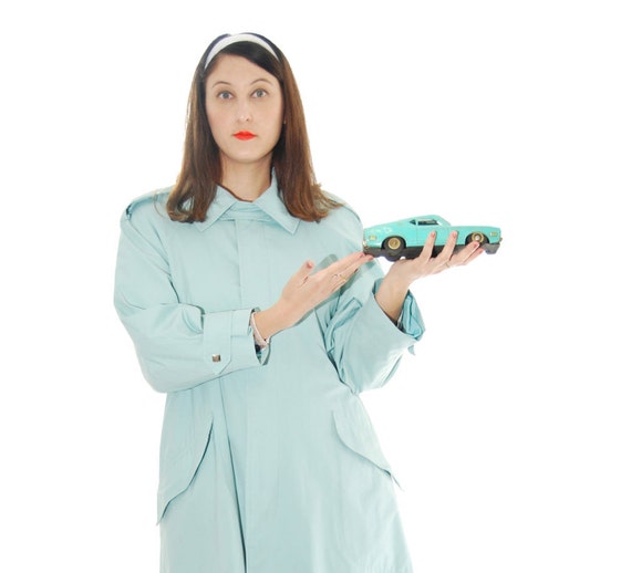 Vintage Coat, Womens coats, Blue Coat.,50's coat,