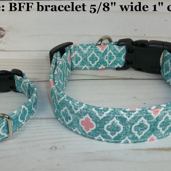 Dog Collar Matching Bracelet Etsy