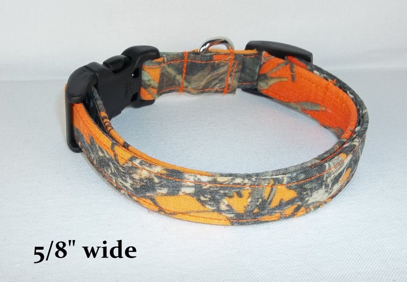Blaze Orange True Timber MC2 Camo Dog Collar Custom Made Etsy