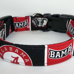 NCAA Alabama Crimson Tide T-Shirt For Dogs & Cats, Small. Football/Basketball Dog Shirt For College NCAA Team Fans. New & Updated Fashionable Stripe Design, Durable & Cute Sports PET TEE