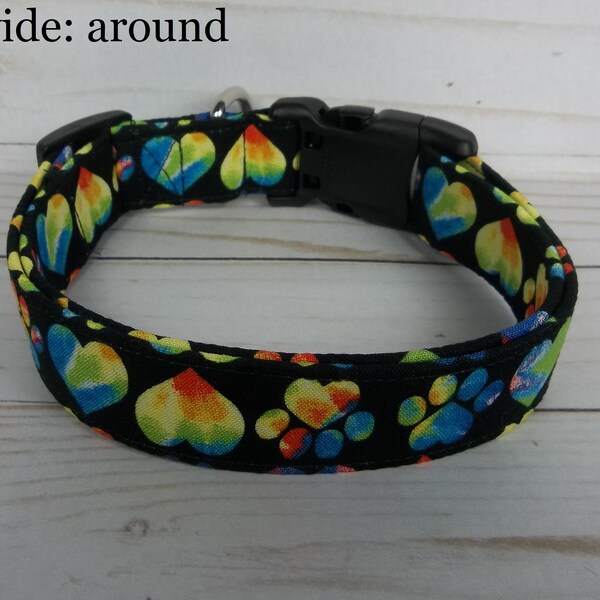 thumbnail image 2 of Handmade Superman Ribbon Dog Collar – Adjustable Comic Book Hero Design (XS-XL) 2 of 6