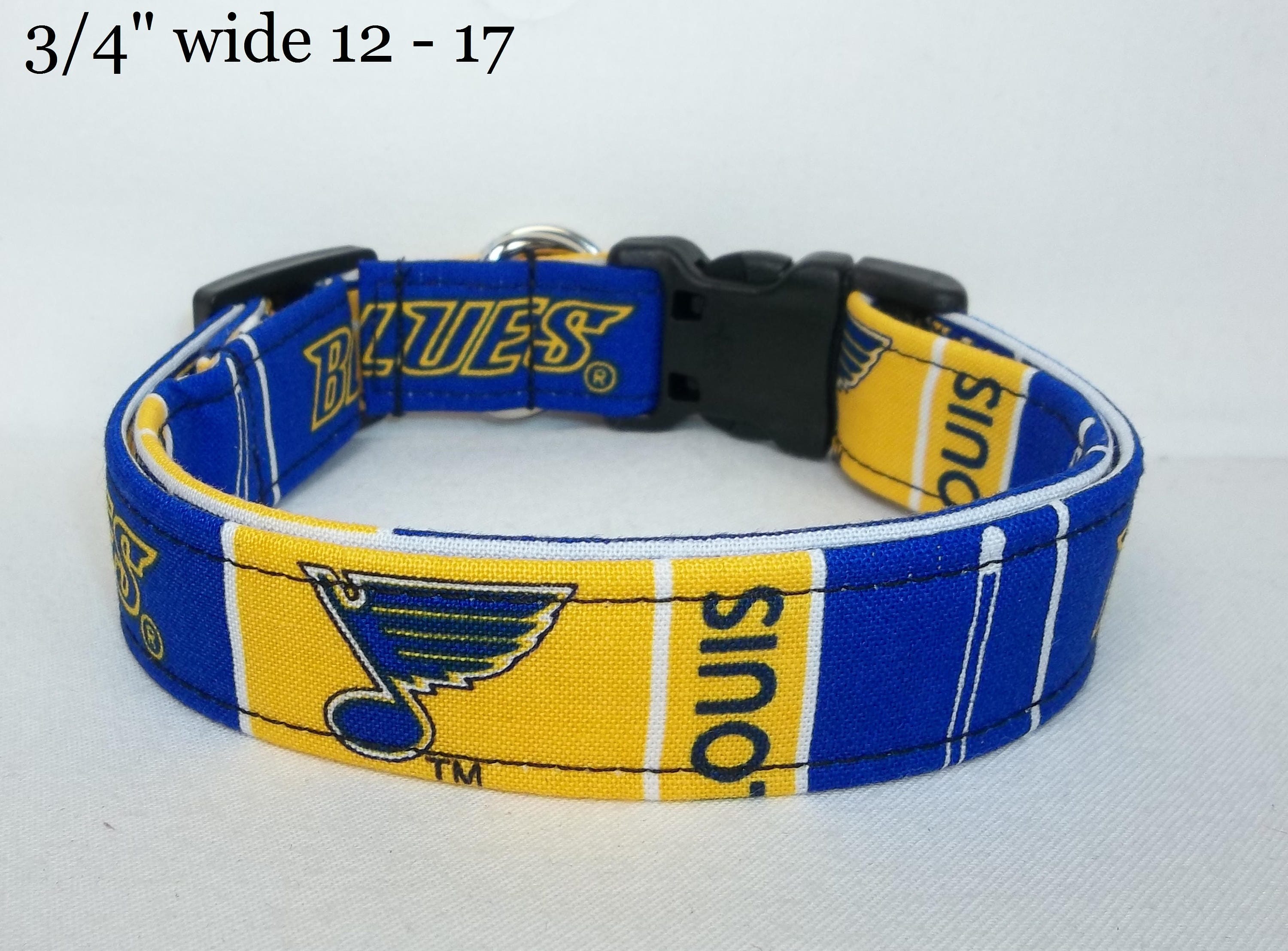 Stl Blues Dog Collar 