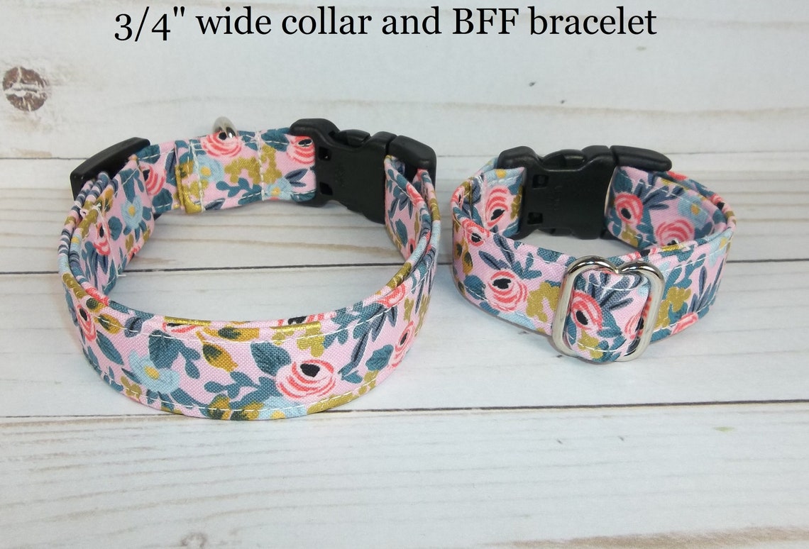 Menagerie Dog Collar & Bestie BFF Bracelet for YOU Custom Made Etsy