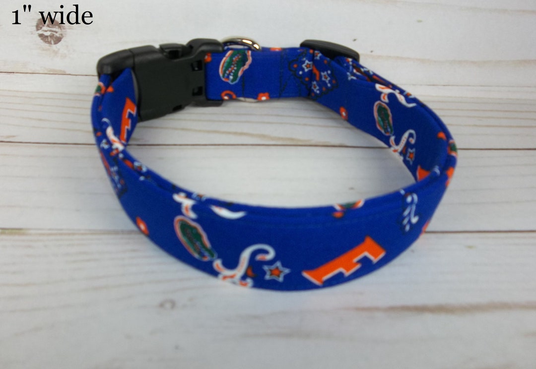 FLORIDA GATORS Dog Collar Custom Made by Terri's Dog Etsy