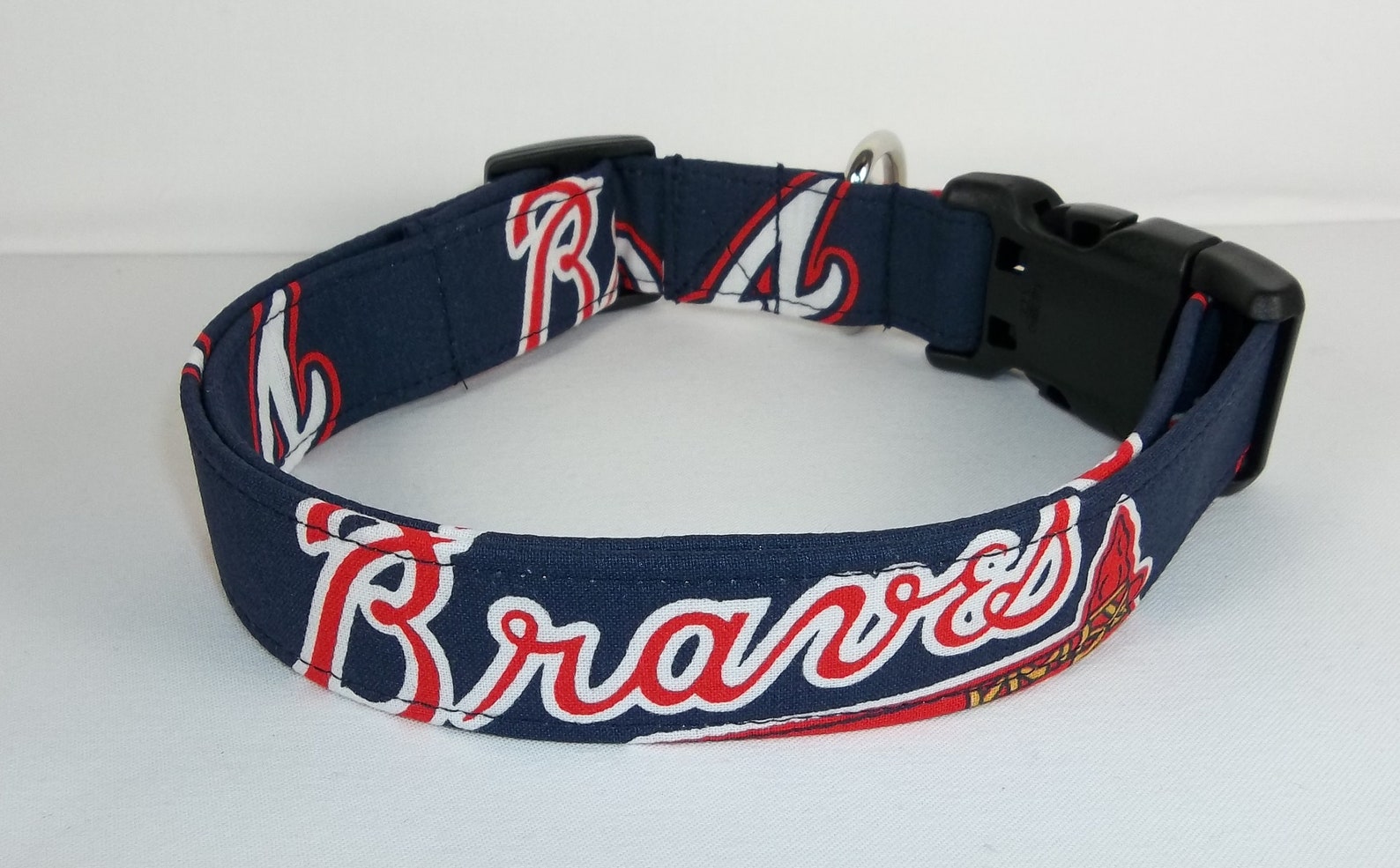 Atlanta Braves MLB Dog Collar Handmade by Terri's Dog Etsy