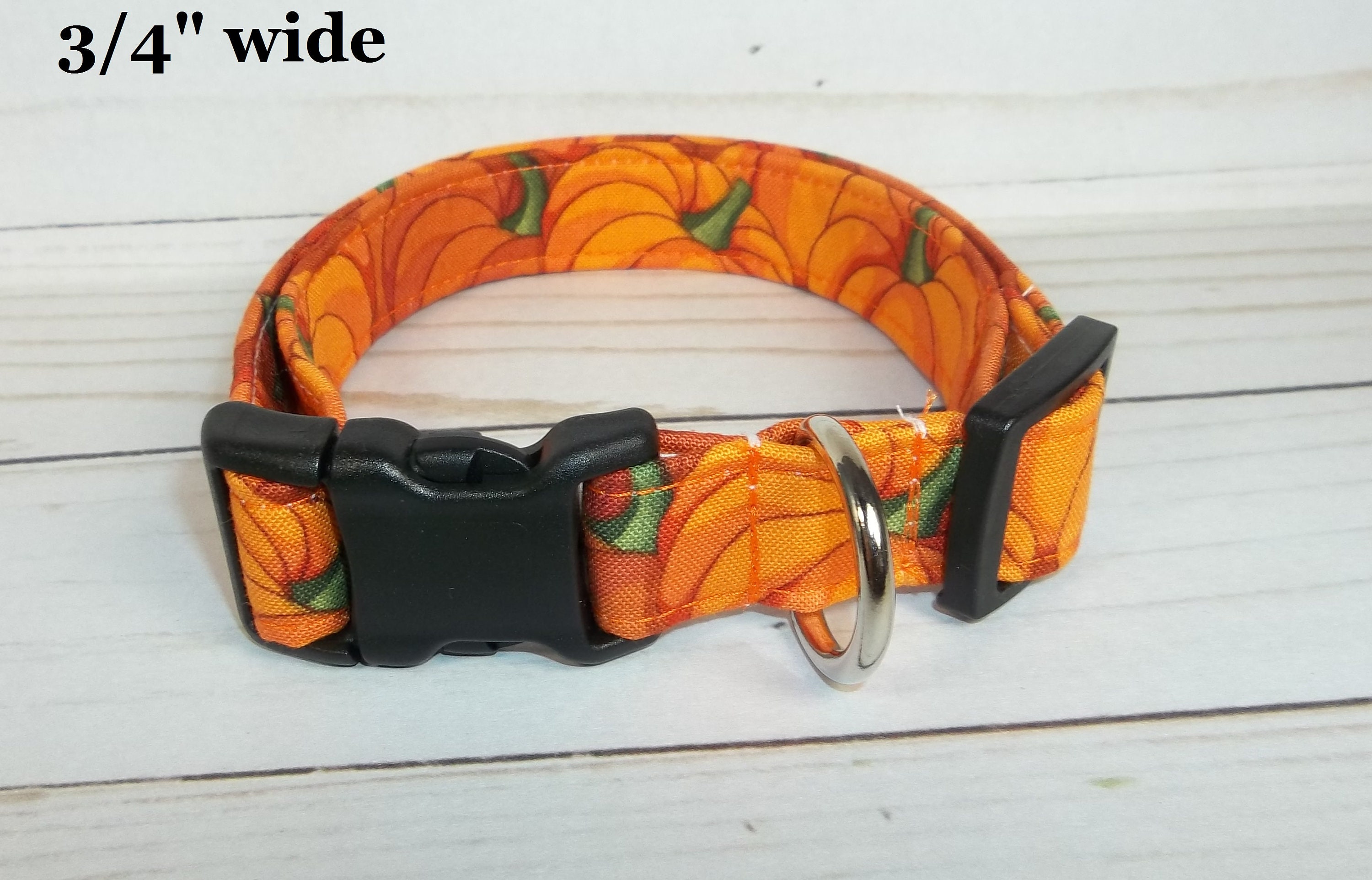 Pumpkin Patch Terri's Dog Collar Custom Made Adjustable Etsy