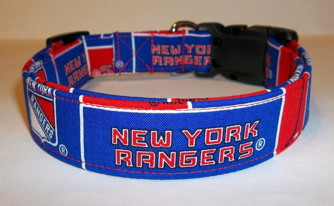 New York Rangers Dog Collar Custom Made by Terri's Dog Etsy