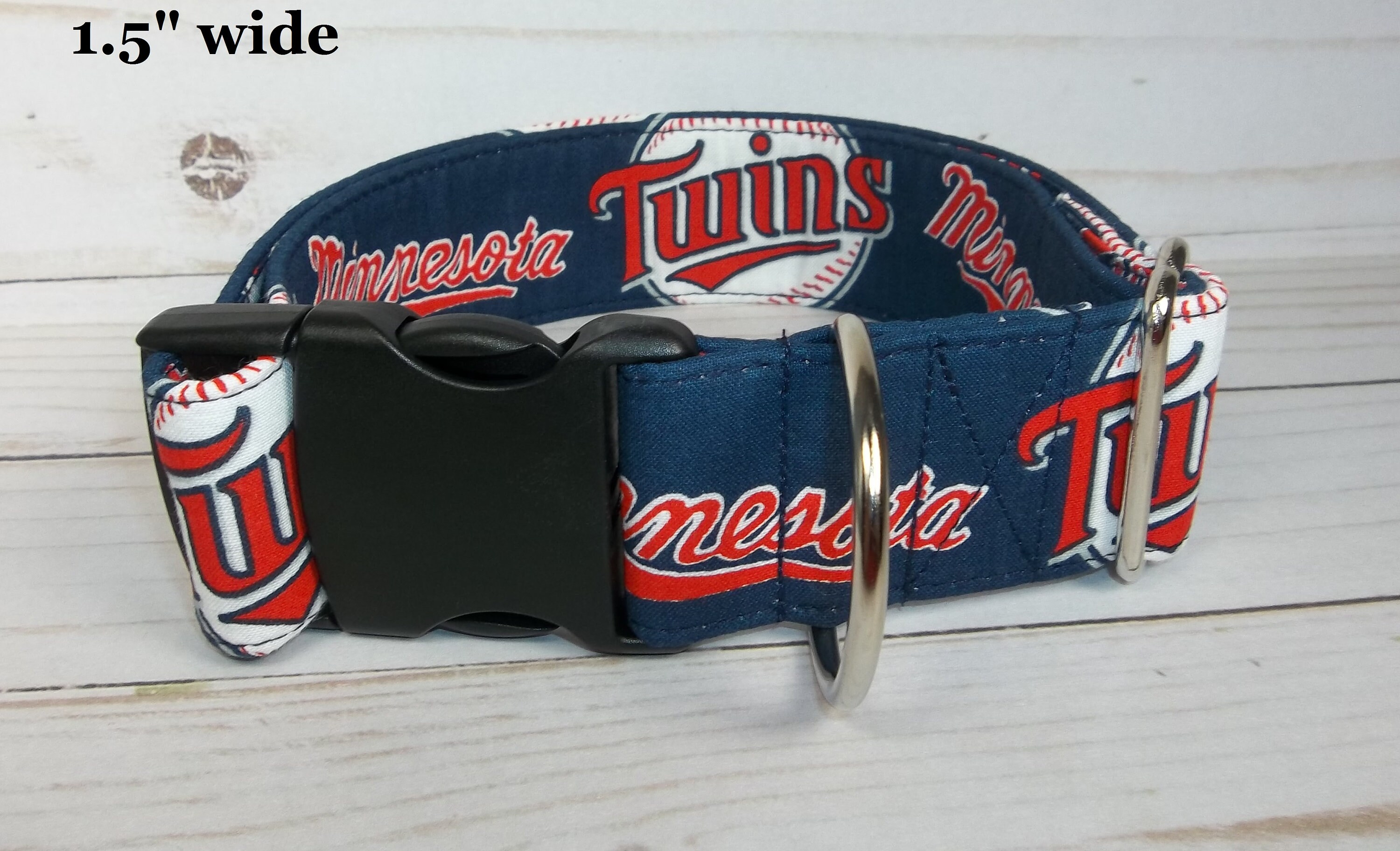 Minnesota Twins Dog Collar Custom Made by Terri's Dog Etsy