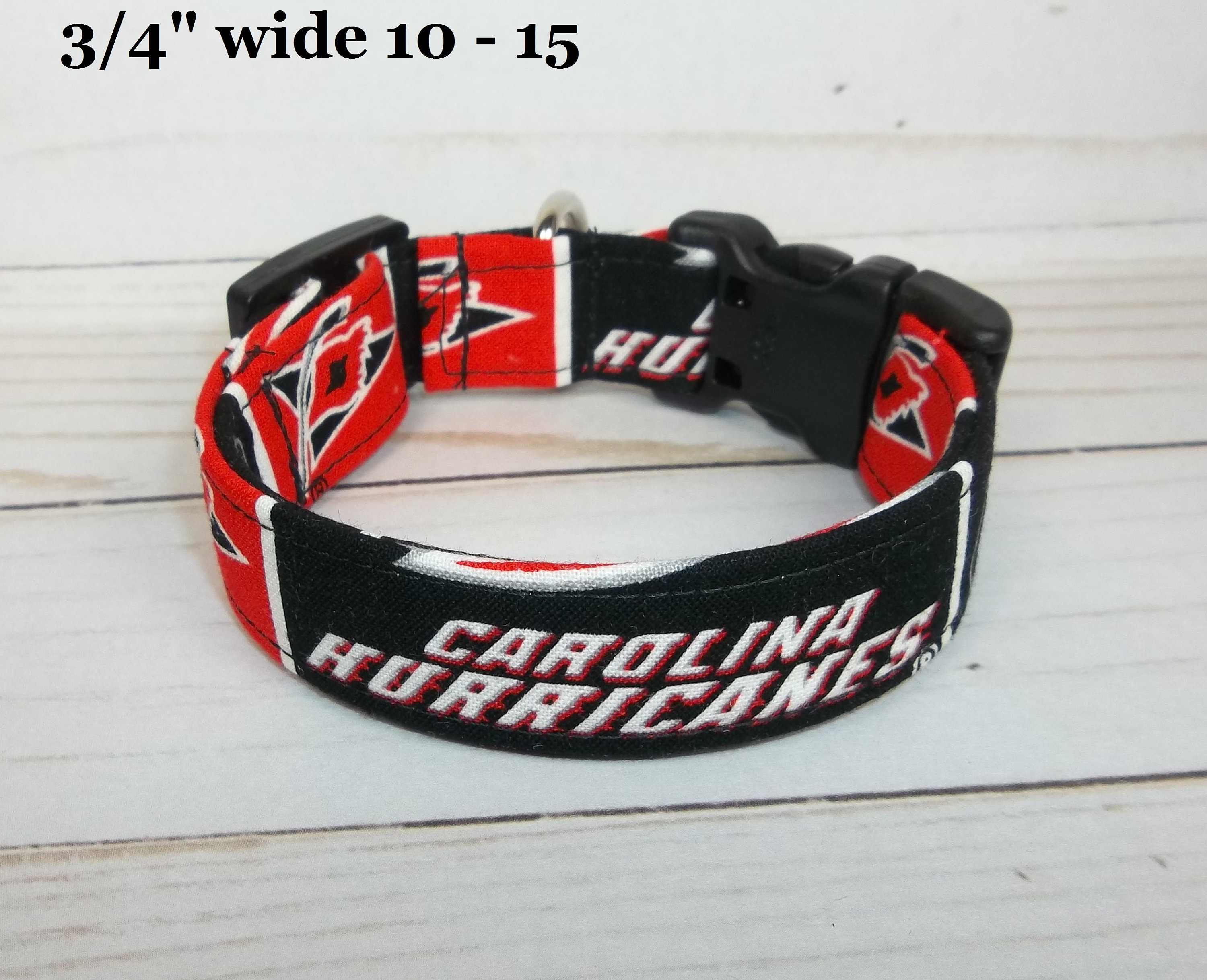 Carolina Hurricanes Dog Collar Custom Made by Terri's Dog Etsy