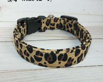 cheetah dog collar