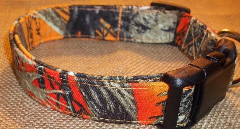 Blaze Orange True Timber MC2 Camo Dog Collar Custom Made - Etsy