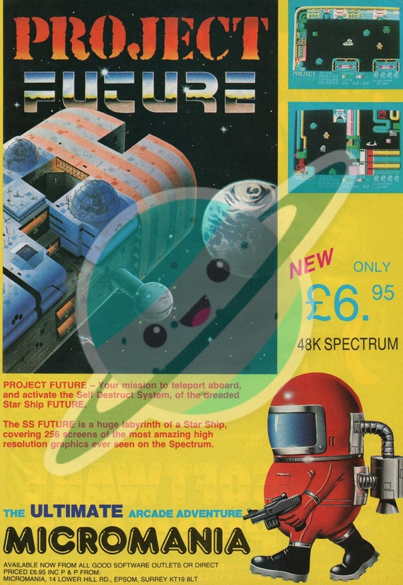 Digital 1980s Project Future Computer Magazine Advert