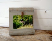 Grey picture frame - rustic picture frame -  4x6 photo -  farmhouse decor - rustic decor - picture holder grey - wood photo frame