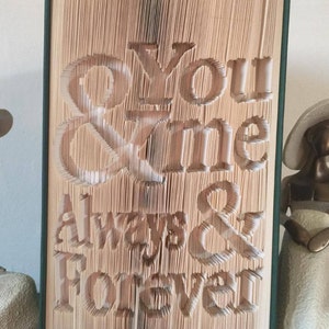 You&MeAlwaysForever - Cut and Fold PATTERN ONLY