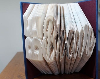 Be Brave - Book Folding Pattern