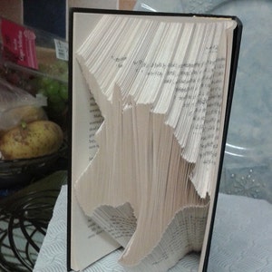Unicorn Head Book Folding Pattern only