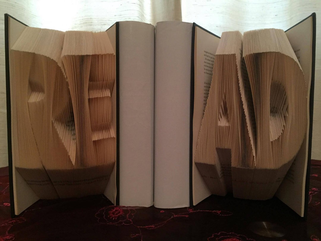 READ Book Ends Book Folding Patterns Etsy