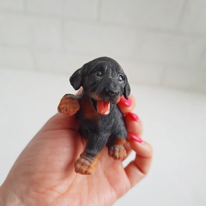 Figur Statuette Keramik Hund