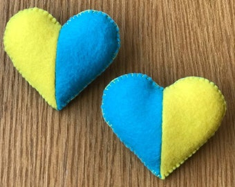 Ukraine flag pin, Ukraine flag heart, Ukraine flag broch, Stand with Ukraine, Love Ukraine pin, Heart wirh Ukraine, blue yellow broch