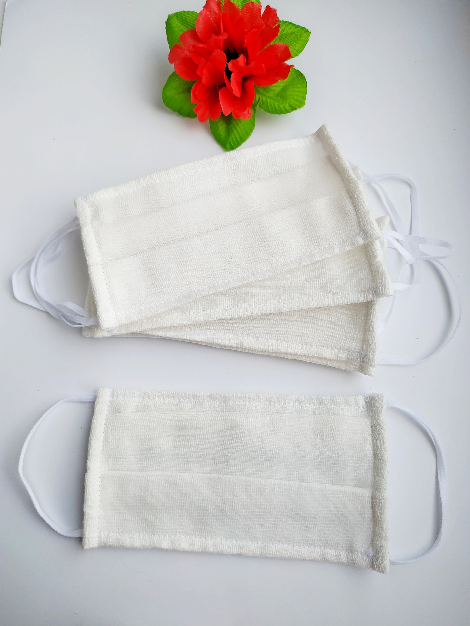 Handmade Gauze Face Mask Washable Face Mask Reusable Face Etsy