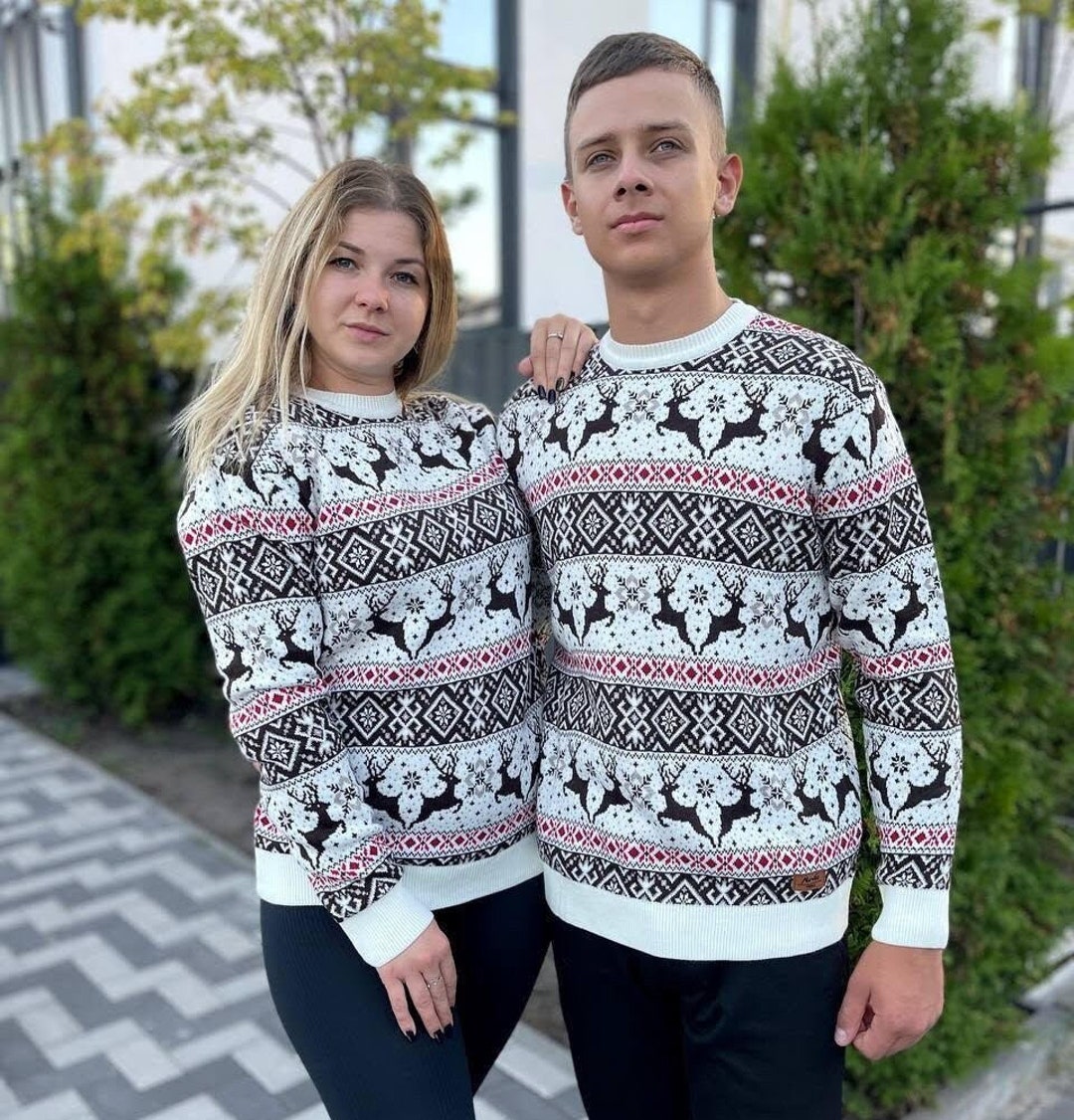 Christmas Matching Sweaters, Winter Couple Sweaters, Funny Couple Christmas Matching Sweaters