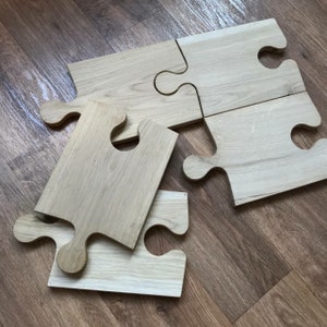 Kitchen cutting board puzzle wood, Housewarming gift, Goft for mom, Gift for grandma, Gift for sister