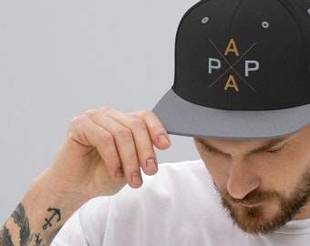 PAPA Cap SNAPBACK Mütze als Geschenk für (werdende) Väter, Dads zum Vatertag, Geburtstag, Geburt des Kindes, Ankündigung der Schwangerschaft