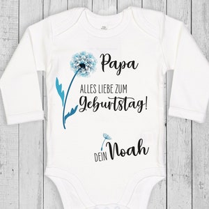 Alles Liebe zum Geburtstag Papa, Mama, Oma, Opa, Onkel, Tante... | Personalisiertes Geburtstagsgeschenk | Babybody oder Shirt |  mit Namen