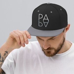 PAPA Cap SNAPBACK hat as a gift for (expectant) fathers, dads for Father's Day, birthday, birth of the child, pregnancy announcement