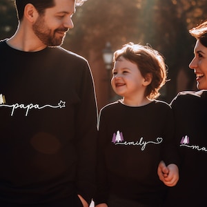 Sweatshirts Christmas Family | Christmas outfit | Family outfit Christmas | Photoshoot | Matching set mom, dad, child