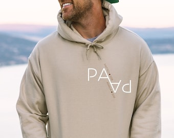 PAPA Hoodie, DAD Hoodie, personalized hoodie as a gift for fathers for Father's Day, birthday, birth, baby shower, with name