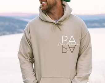 PAPA Hoodie, PAPA Gift, Personalized Hoodie, Papa Sweater, Papa's Mini, Gift for Easter, Father's Day, Birthday, Birth, Baby Shower,