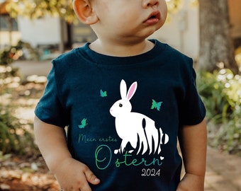 La mia PRIMA PASQUA 2024 | un bel ricordo | T-shirt con coniglietto pasquale in tanti colori per la prima Pasqua | servizio fotografico