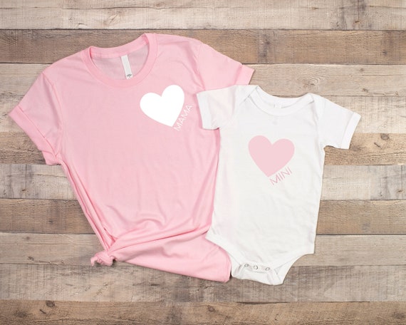 uhr Heart Mom Dress 1-2y ピンク