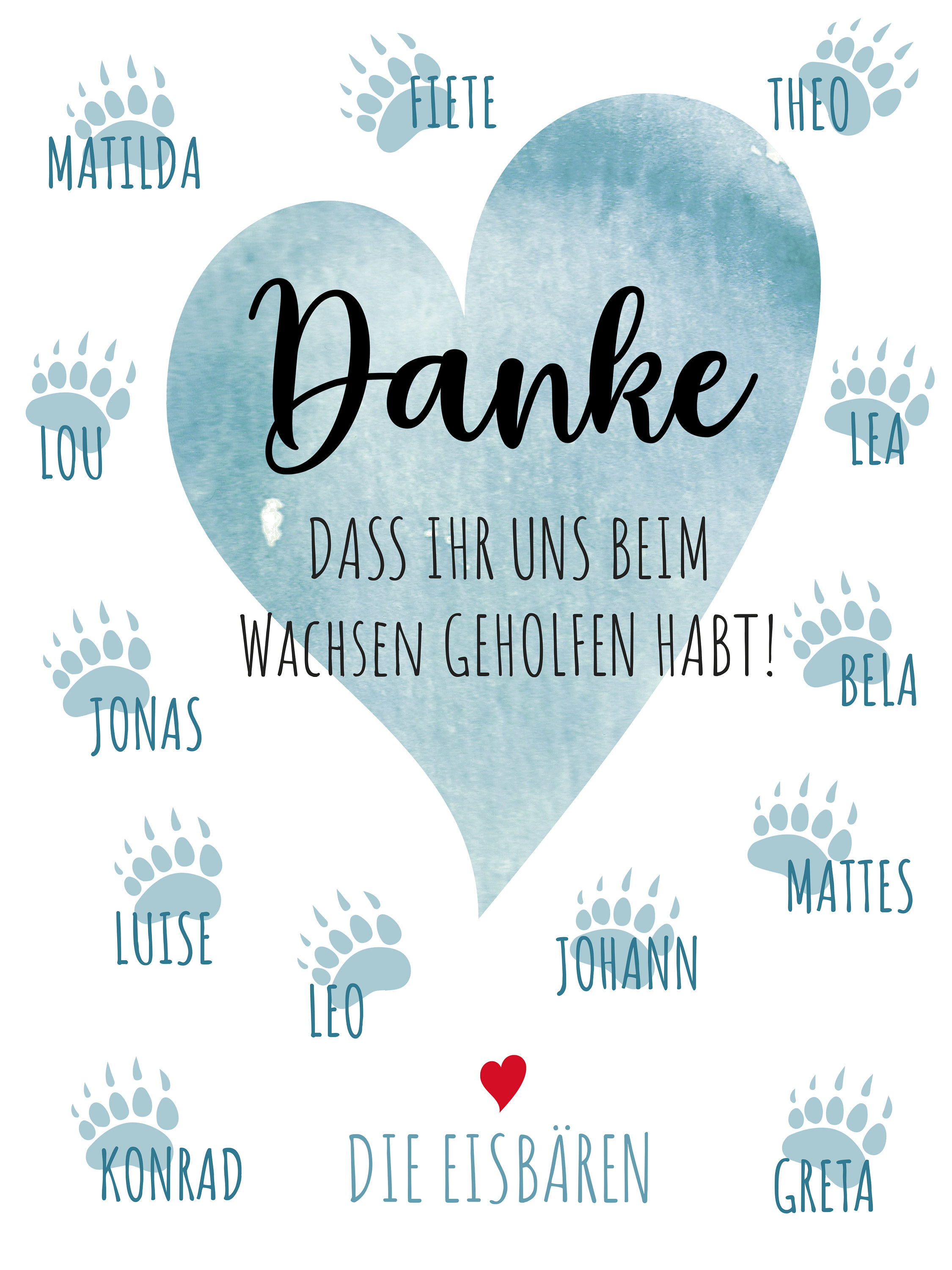  DANKE Kindergarten ErzieherIn POSTER KARTE Abschiedsgeschenk - Etsy.de Illustration 