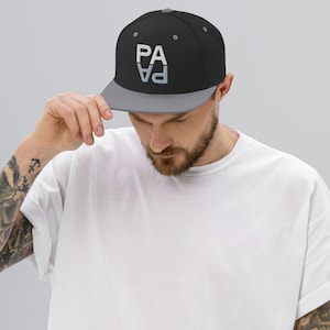PAPA SNAPBACK, cap, cappy, hat, embroidered, gift for fathers for Father&#39;s Day, pregnancy announcement, birthday, birth, Christmas
