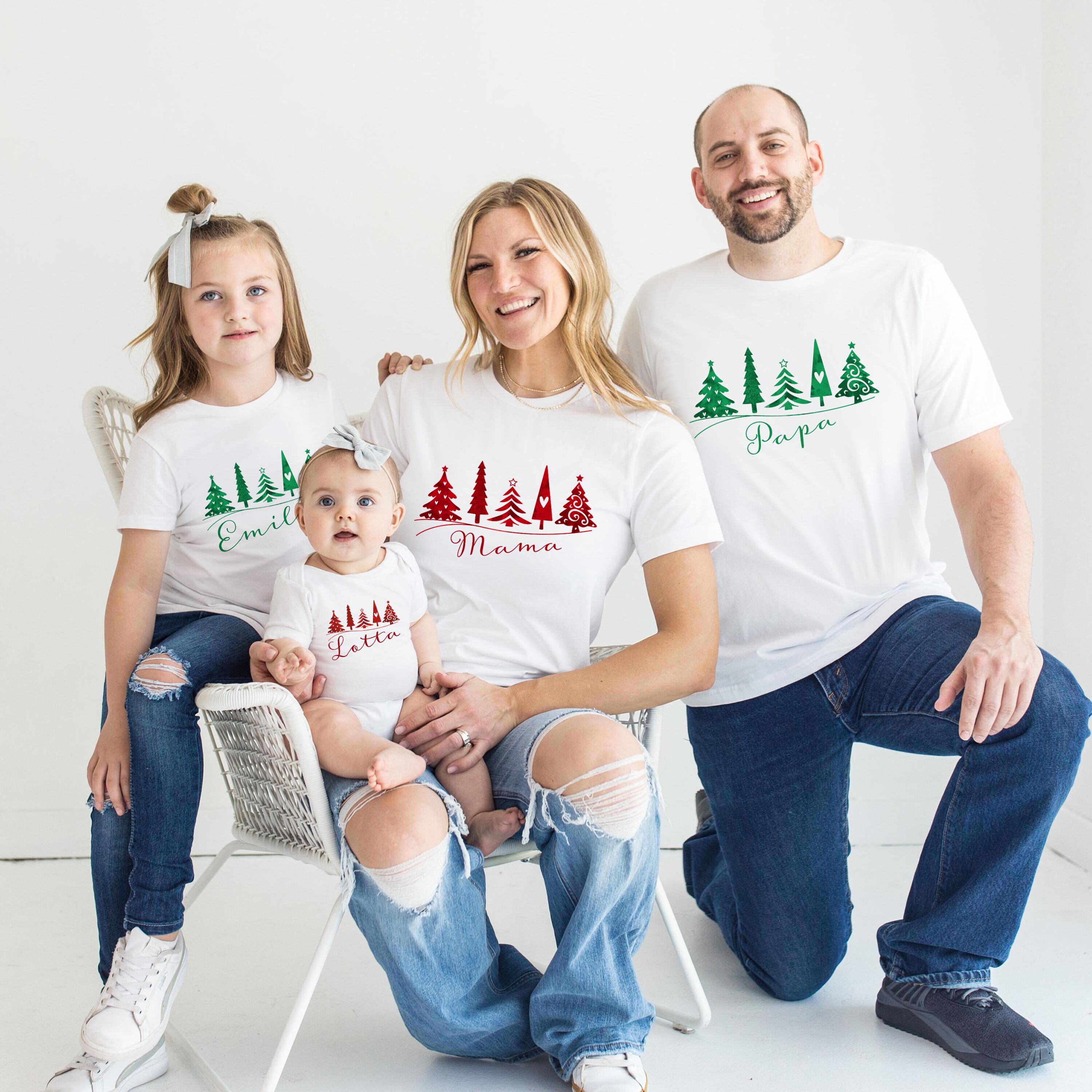 Weihnachtsshirts Familie, Familien-Weihnachtsoutfit, für Fotoshootings, als  Festtagsoutfit, Matching Outfit für Weihnachten \u0026 Familienfeiern - Etsy  Österreich, image size:3000x3000