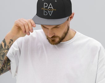 Cappello PAPA SNAPBACK Cap Cappy personalizzato, con i nomi dei bambini, ricamato, regalo per i papà per la festa del papà, compleanno, Pasqua, nascita