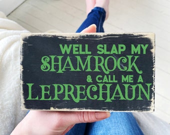 Download St. Patrick's Day Blocks Wood Block Pieces Home decor | Etsy