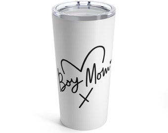 Boy Mom Tumbler 20oz / Gift for Mom / Mothers Day Gift