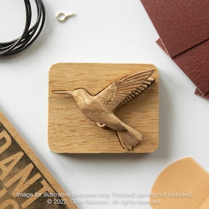 Hummingbird Pendant Carving Kit